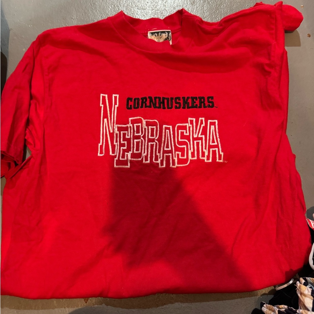 VINTAGE wolf Nebraska Cornhuskers shirt
